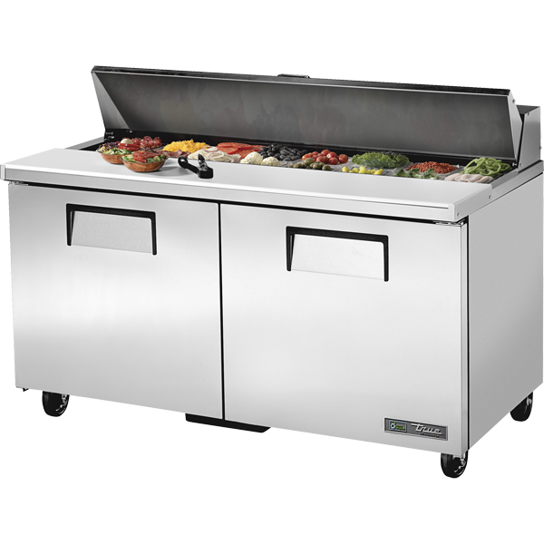 True TSSU-60-16-HC 60" Solid Door Sandwich/Salad Unit