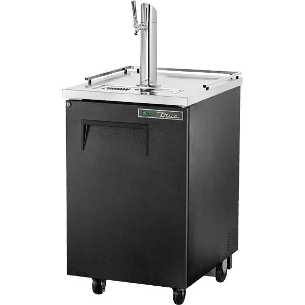 True TDD-1-HC 23" Solid Swing Door Direct Draw Beer Dispenser - Continental Restaurant Equipment