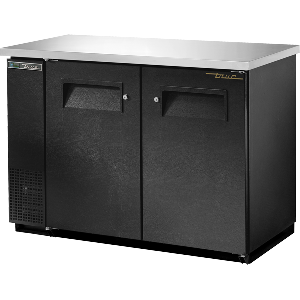 True TBB-24-48-HC 49" Solid Swing Door 24" Back Bar Cooler - Continental Restaurant Equipment