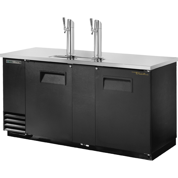 True TDD-3-HC 69" Solid Swing Door Direct Draw Beer Dispenser - Continental Restaurant Equipment