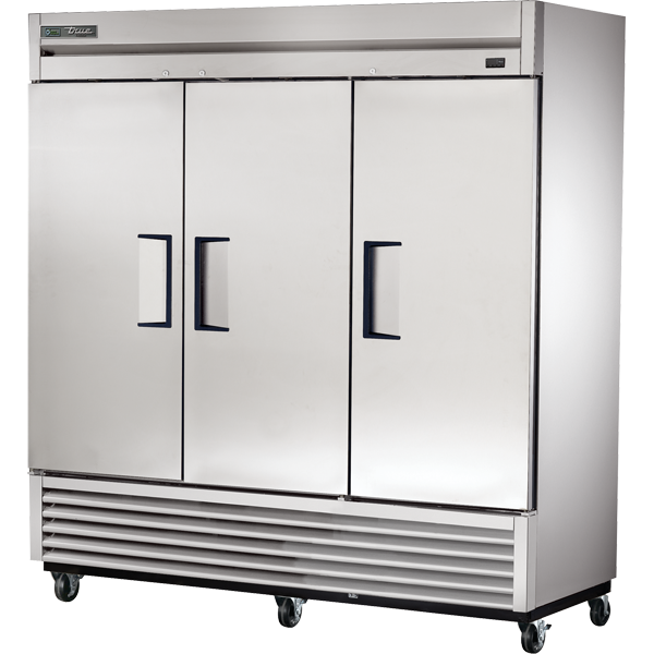 True T-72F-HC 78" Reach-In Solid Swing Door -10ºF Freezer - Continental Restaurant Equipment