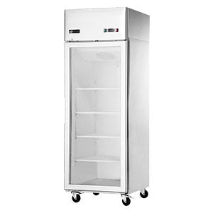 EFI C1-29GDSVC Top Mount Reach-in Glass Door Refrigeration - 1 Door 27 Inches