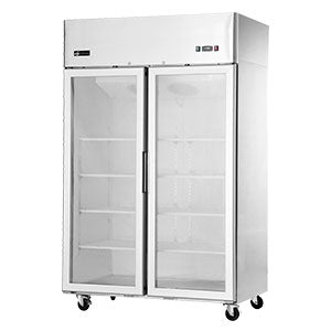 EFI C2-52GDSVC Top Mount Reach-in Glass Door Refrigeration - 2 Doors 52 Inches