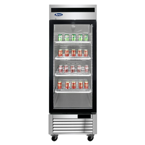 Atosa MCF8703-54" Glass Door Freezer 2 Door Commercial Freezer Merchandiser 