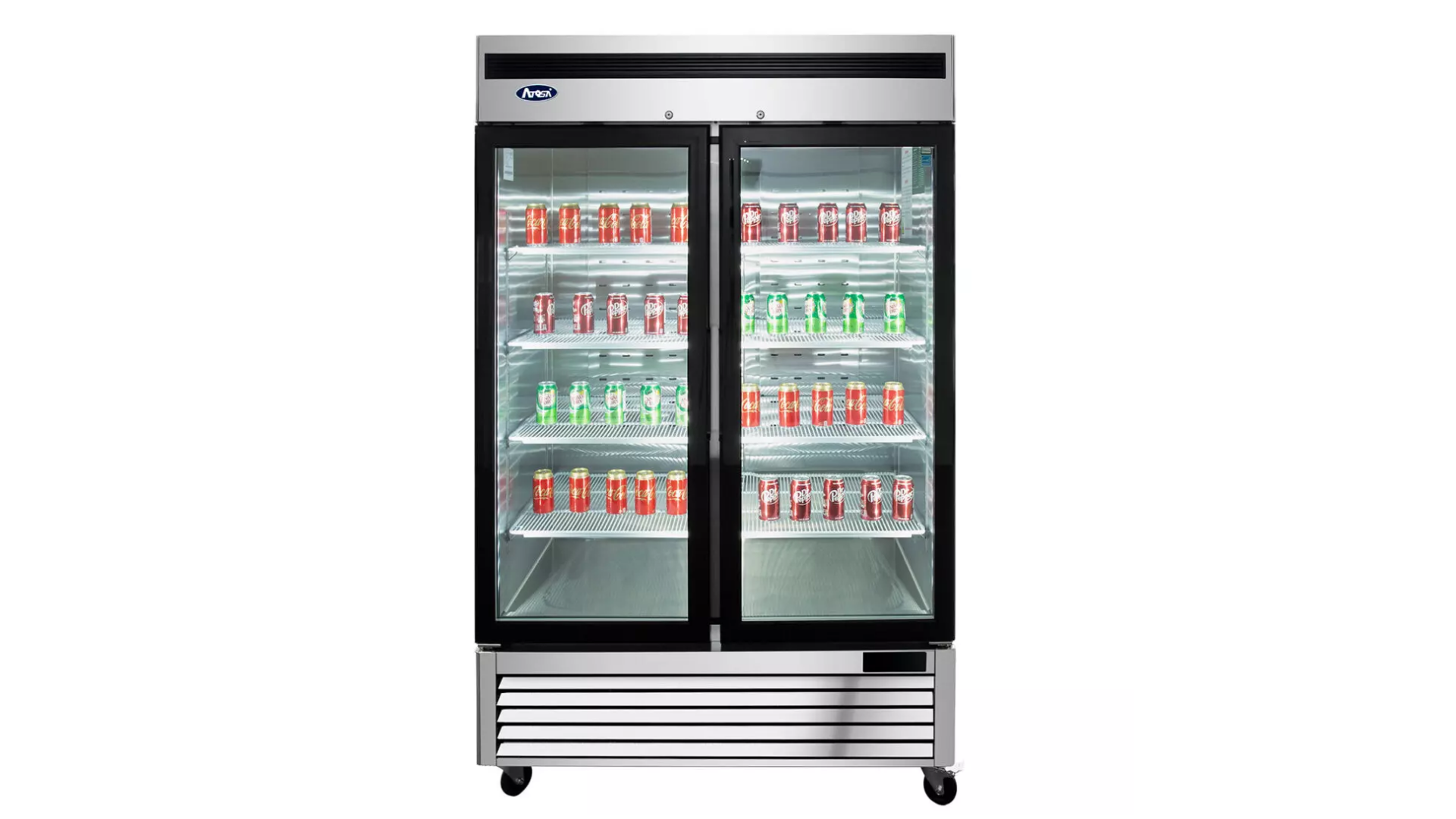 Atosa Glass 2 Door Refrigerator